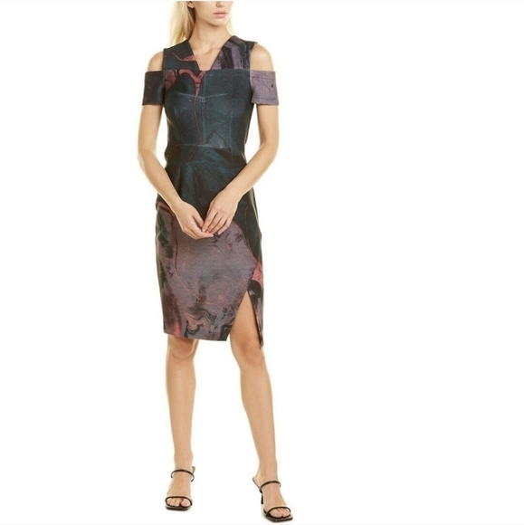 Yigal AZROUËL cut out sheath bodycon dress 4 - Picture 15 of 15